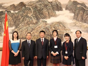 日本高中生拜访北京市人民政府
